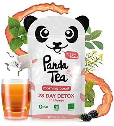 Panda Tea - Morning boost - thé biologique bio - 28 sachets coton