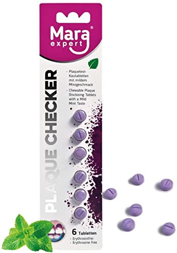 Zahnfärbetabletten von MARA EXPERT, für Erwachsene & Kinder Plaque Färbetabletten, Professionelle Kinder Zahnfärbetabletten, Färbetabletten Zähne Kinder zur Zahnputzkontrolle, Zahnbelag Färbetabletten