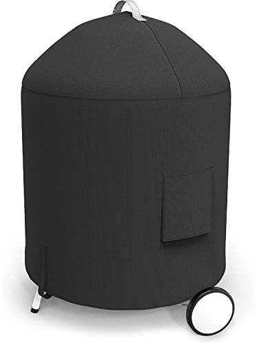 Denmay Grillskydd för Weber 57 cm premium kolgrillar, SUNLIFER träkolgrill, kraftig vattentät vattenkokare grillskydd, bleknings- och UV-resistent, jämfört med Weber 7150