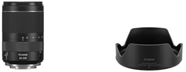 Canon RF 24-240mm F4-6.3 IS USM Lens & EW-78F Lens Hood for Canon RF 24-240 mm F4-6.3 is USM