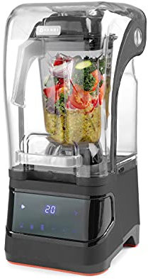 HENDI Profi Standmixer Barmixer Smoothie Maker Blender 2,5 L 1680 W mit schalldämmender Abdeckung