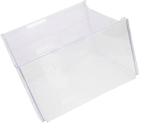 Cassetto congelatore (cassetto) trasparente per frigorifero Whirlpool e congelatore 481010654157