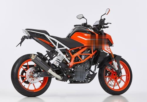 SHARK SRC 4 Slip on Ersatzdämpfer (1-1) Super Short kompatibel mit KTM RC 390 KTM RC 373ccm Bj. 2022-2023