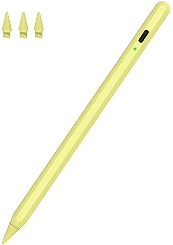 Pencil 2e génération (Mise à Jour 2023), 4-30 Minutes Chargement Rapide du Stylet pour iPad avec D'inclinaison & Rejet de Paume, Pencil pour iPad, iPad Mini, iPad Air, iPad Pro 11/12,9