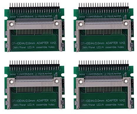 LLKOZN Lot de 4 adaptateurs IDE 44 broches vers connecteur flash compact