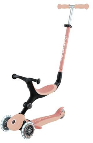 Globber Go Up Active Lights Eco Peach
