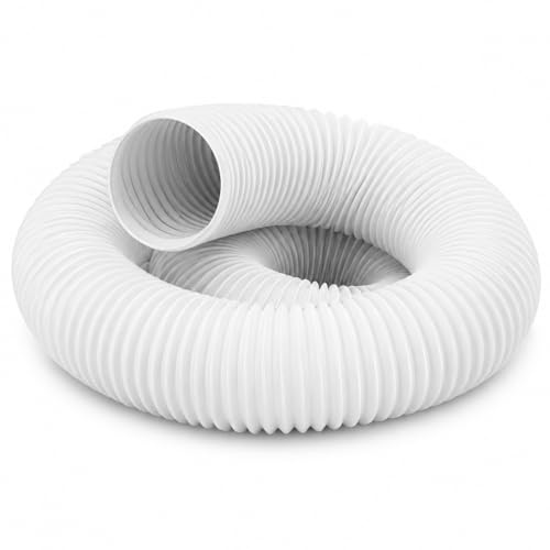 Tuyau d'évacuation d'air pour climatiseur 150 mm 1,5 m - Tuyau d'évacuation de 1,5 m - Pour climatisation, sèche-linge, hotte aspirante, accessoires de sèche-linge