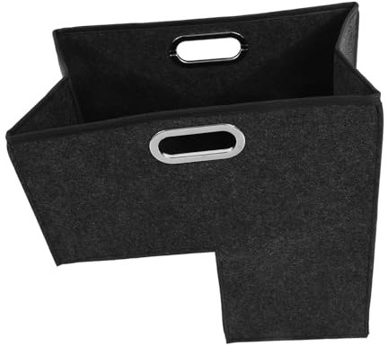 HEALEEP Cestino Portaoggetti Per Scale a Forma Di l Pieghevole, Grande Cesto Portabiancheria Multiuso Foro Ergonomico, Organizer Per Vestiti e Giocattoli Per Organizzare Spazi in Casa