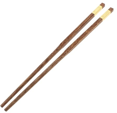 Mobestech Palillos Reutilizables de Madera Natural para Cocina y Comida Palillos Chinos Ligeros y Duraderos Textura y Resistente
