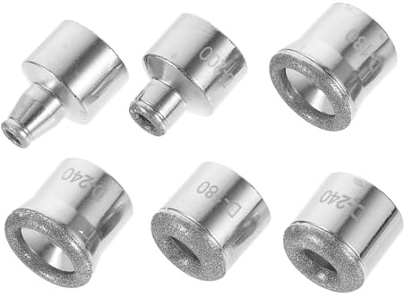 HAPINARY Microdermabrassion Heads Diamond Tip Avrasion Heads Metal Diamond Microcarving Peeler Fine Workmanship Good Texture Home Beauty Store Microdermabrasion Wand Tips Accessory