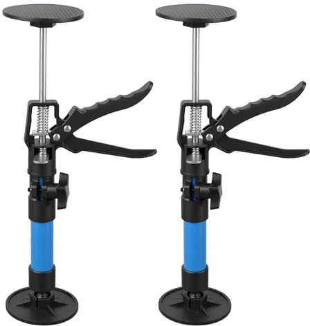 DTLLCZP 2 pezzi tenditori per telai delle porte supporto di montaggio puntello da soffitto, puntello da costruzione regolabile in altezza tenditori per telai delle porte, supporto telescopico 30-59cm