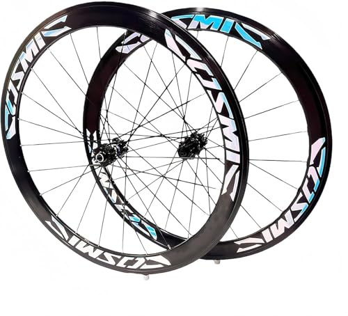 Landsvägscykelhjulset 700C*23C-25C-28C 40/50MM fälg i aluminiumlegering Snabbfäste 20H nav för 7 8 9 10 11-växlad hjulset,Disc brake,50MM