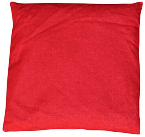 Schwarzwälder Kirschkernsäckchen uni rot ca. 24x24 cm Kirschkernkissen Wärmekissen