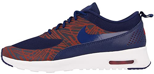 Nike Damen WMNS AIR MAX THEA Print Sneaker, Blau (402 LYL BL-Unvrsty RD-White), 36.5 EU