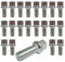 20pcs rueda perno bola cintura R13 M14 x 1.5 27mm compatible con Seat Alhambra, Seat Altea, Seat Cordoba, Seat Exeo, Seat Ibiza, Seat León, Seat Toledo