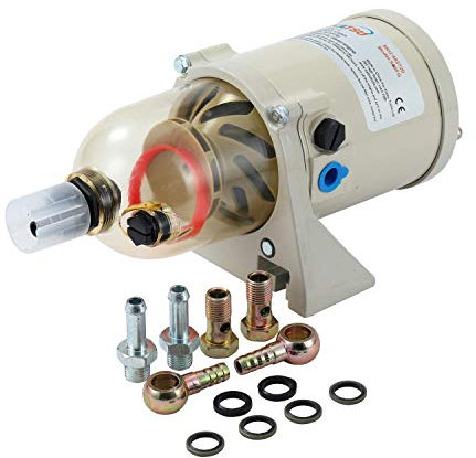 KATSU Filtro Carburante, Separatore d'Acqua per Filtro Carburante Diesel FG500 per Motori Diesel Marine Barche Trucks Trattori Generatori Elettrici 482720