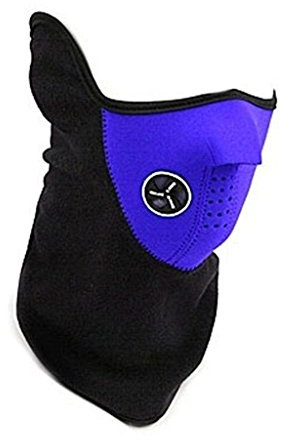5starwarehouse® Motor Cycle Bike Mask Bicycle Ski Snowboard Fishing Dust Neck Warm Half Face (Blue)
