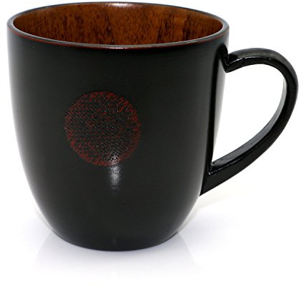 OYL Jujube Wood Coffee Mug,Japanese Beer Mug,Handcraft Dining Milk Cup,Reusable Tea Cup,Scald-Proof,Safe and Eco-Friendly,300 ml