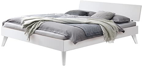 Hasena Trento Bett Ancona weiß deckend 140x200