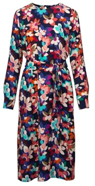 Seidensticker Damen Regular Fit Blusenkleid Langarm Kleid