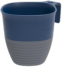 UCO Unisex – Erwachsene Falttasse-641078 Falttasse, Blau/Grau, 9 x 9 x 9 cm