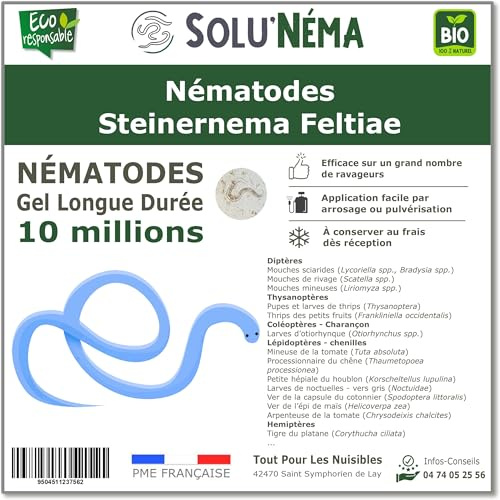 SOLUNEMA - Nématodes Steinernema Feltiae - 10 Millions