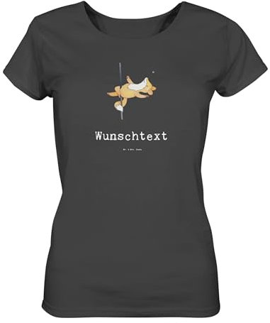 Mr. & Mrs. Panda Personalisiertes Shirt Damen Fuchs Poledance