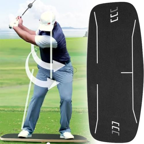 IINCOOY Golf Balance Board Center of Gravity Transfer Board Anfänger-Schwungtrainingsassistent zur Verbesserung von Gleichgewicht und Stabilität