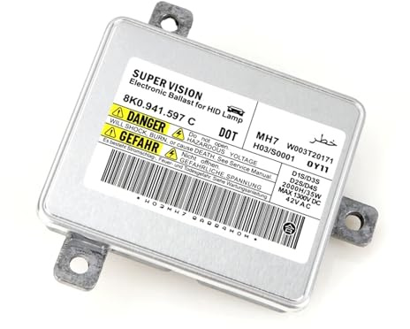 HBIS Xenon Ballast Phare Compatible avec pour A1 A3 A4 A5 A6 A7 A8 Q5 Q7 pour CC 8K0941597C Ampoules De Phares De Voiture H-ID Ballast Au Xénon W003T20171 8K0.941.597.C