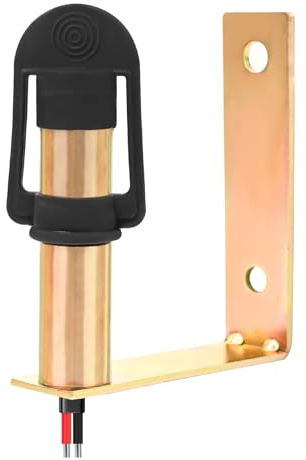 AOHEWEI Soporte de montaje de baliza, soporte de metal flexible para poste DIN con cable y tapa protectora para carretilla elevadora, tractor, luz de advertencia giratoria intermitente
