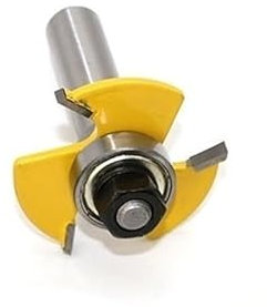1/3PC 12.7mm Shank 5/32x1/2 #20 Biscuit T-Slotting Joint Assembly Router Bit 1/2 Shank Woodworking Milling Cutter Tools(NO 2)