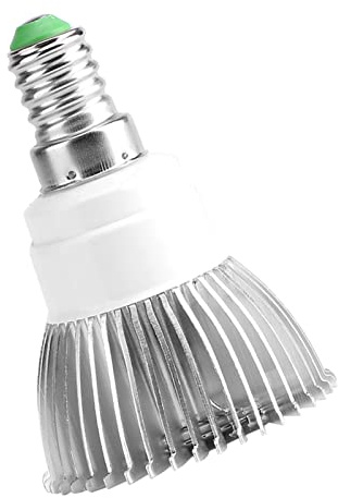 18W LED Wachsen Glühbirnen Hocheffizienz Volles Spektrum Wachsen Licht für Gewächshaus und Büro in Innenräumen, mit Metallhängedraht für Balkonen, die Gewächshäuser und Topfgepopfe Geeignet Sind (E14)