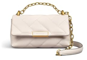 RADLEY London Mill Bay - Xl Quilt Women's Leather Small Flapover Cross Body, Chalk