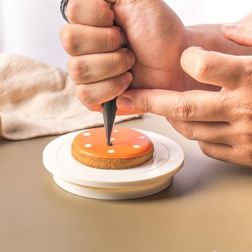 Drehbare Töpferscheibe,Drehscheibe Glasuren Dekora 14 cm Töpferscheibe Mini-Drehteller for Töpfer-Polymer-Ton-Maltisch-Werkzeuge Drehteller