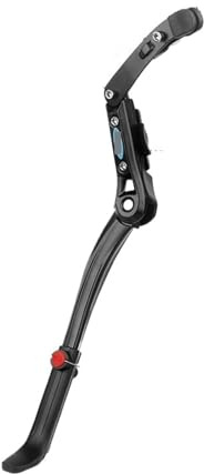 Dual Clamps Kickstand 24-29in Quick Height Adjust Bike Parking Rack Road Chain Fit for Seat Stay Tubes Firm Install Strong Suppor(Side Stand RKS008)