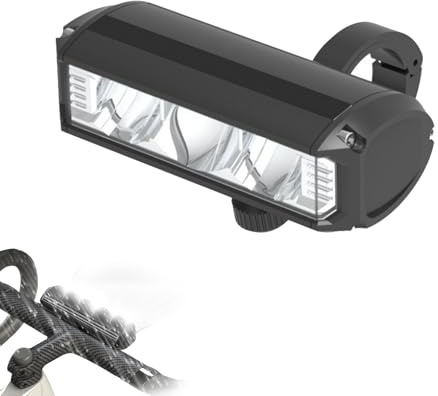 Motorcycle Front Headlight - Super Bright LED Motorbike Headlamp | Rechargeable Headlight For Motorcycles, Scooters & E-Bikes | Waterproof Riding Light For Night Visibility & Safety