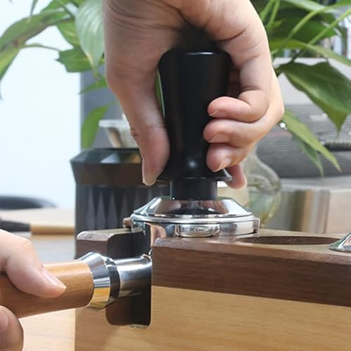 Haofy Pressino per caffè in Acciaio Inossidabile, Pressino a Molla a Pressione Costante, Strumento di Pressatura da 30 Libbre per Baristi e Amanti del caffè (51 mm/2,0 pollici)