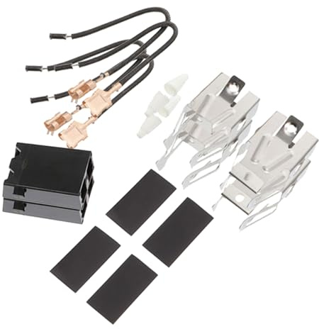 KOMBIUDA 2 Ensembles Kit de Prises pour Brûleur de Cuisinière Connecteurs Robustes pour Surface de Cuisson Remplacement Direct pour Éléments de Plaque de Cuisson