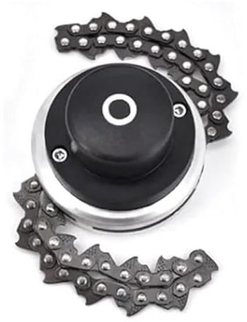 Generico Accessori for Testina di Taglio dell'erba for Tosaerba con Catena filettata Nera for Motosega Universale