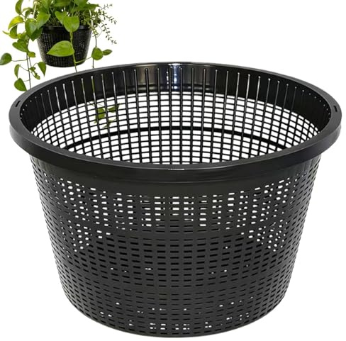 Pots en filet pour culture hydroponique, résistant aux intempéries, très résistant et réutilisable | Paniers de plantes pour bassin, jardin, balcon, étang, pépinière, orchidée, légumes, bonsaï
