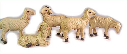 Schafe 5tlg. geeignet für 11 bis 13cm Figuren