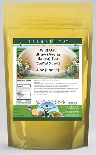 Wild Oat Straw (Avena Sativa) (Certified Organic) Tea (Loose) (4 oz, ZIN: 518612)