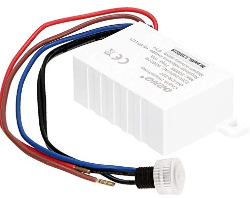 Orno CR-227 Dämmerungsschalter Aussen 230v mit Lichtstärke Anpassung und Externen Sonde IP54 (funktioniert mit LED)
