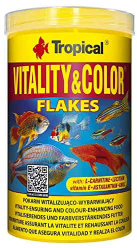 Tropical Vitality Color färgförbättrande flingfoder, 1-pack (1 x 1 l)