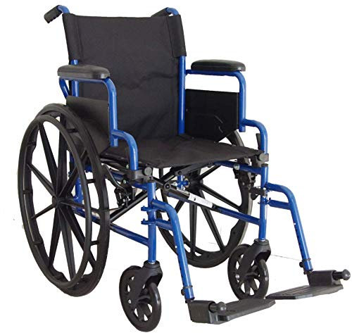 SEDIA A ROTELLE/CARROZZINA DISABILI AD AUTOSPINTA PIEGHEVOLE TERMIGEA - SINGOLA CROCIERA - Dim. Seduta 43 Cm.