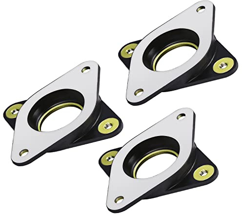 Zeelo NEMA 17 Stepper Vibrationsdämpfer aus Stahl und Gummi mit M3-Schraube | Für Creality CR-10,10S 3D-Drucker, CNC, 3 Stück