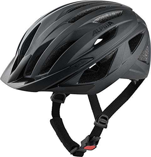 ALPINA Delft MIPS - Sicherer, Leichter & Individuell Anpassbarer MIPS Fahrradhelm für Erwachsene, optimaler Schutz durch MIPS, Black matt, M (51-56 cm)