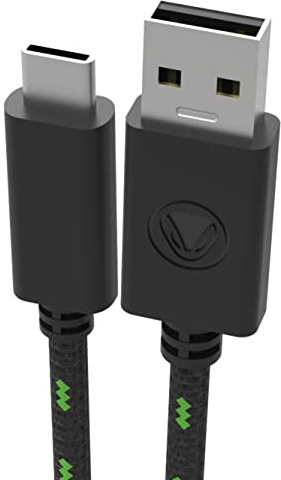 Snakebyte Cable de carga SX (3 metros) – Cable USB tipo C, USB 2.0 a conector C, cable de carga rápida, cable de malla USB C, adecuado para Xbox Series X, PS5, Samsung Galaxy, Huawei, Xiaomi, etc.