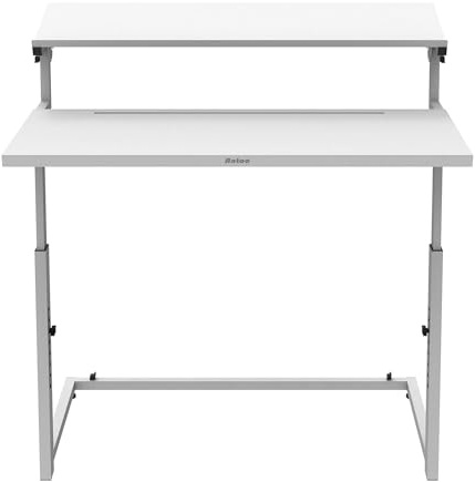 Antoc DJ-Stand DJS-44 - White - DJ Pult mit großer Laptopablage
