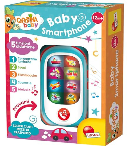 Liscianigiochi - Carotina Baby Smartphone LED, Colore, 95032